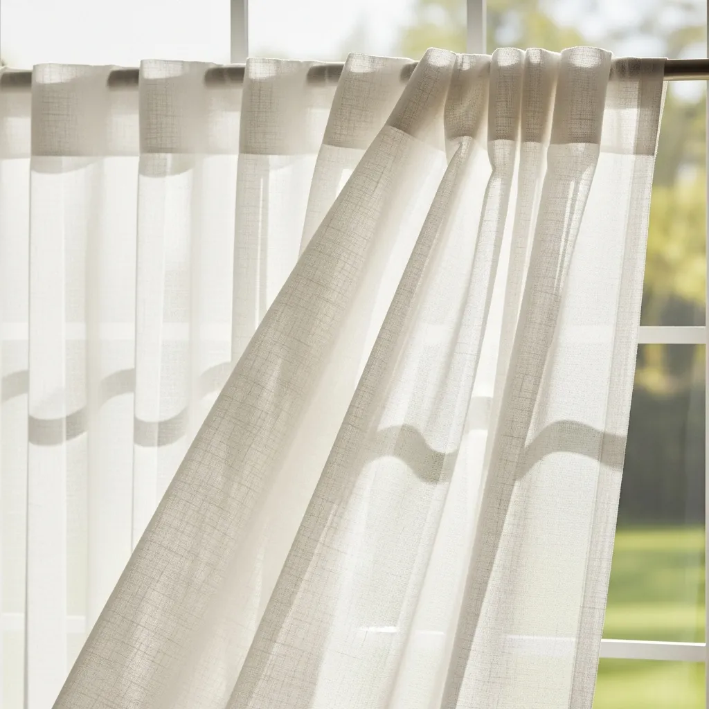 Ohut läpikuultavat verhot