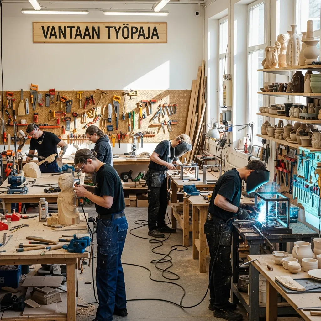 Työpajamme Vantaalla